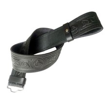 Scottish Kilt Belt Black