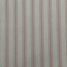 Falmouth Herringbone Ticking Stripe Fabric PINK Cotton Upholstery Blind Curtain