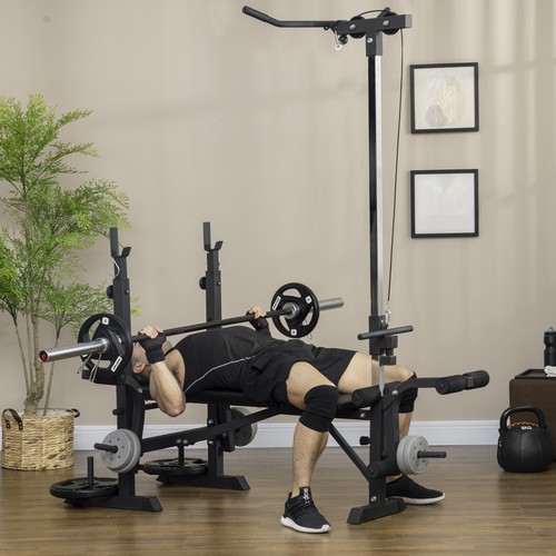 Homcom adjustable weight bench - adjustable,