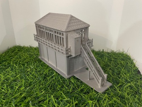 Wooden signal box - wooden,