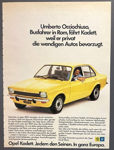 Opel kadett advertising 1976 - opel,