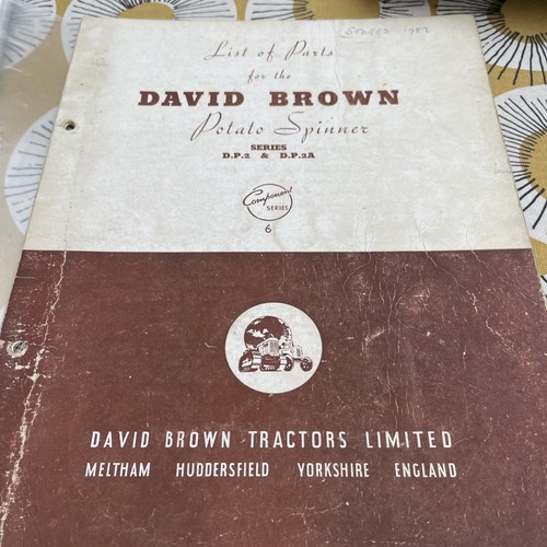 David brown potato spinner - david,