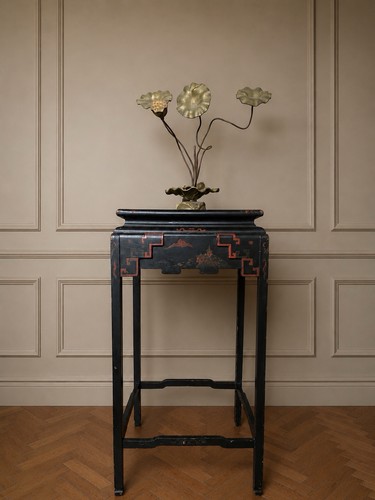 Antique japanese lacquer stand - antique,