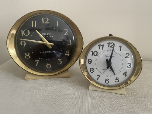 Vintage westclox alarm clocks - westclox,