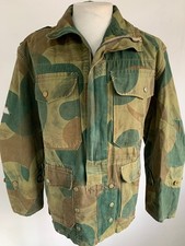 VTG Old Belgian Moon Balls Smock Jacket Denison Parachutist Commando Belgium 50s