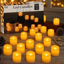LED Tea Light Candles 24 Pack