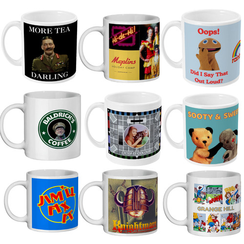British mug retro - mug, 80s