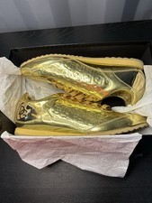 Dolce And Gabbana Gold Leather