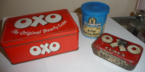 Vintage oxo tins - oxo, 1