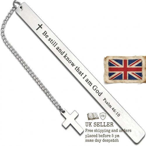 Christian metal bookmark cross - bookmark,