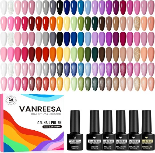 Gel nail polish set - gel,