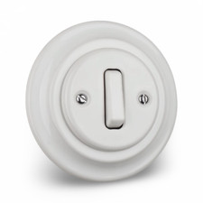 White ceramic porcelain light - ceramic,