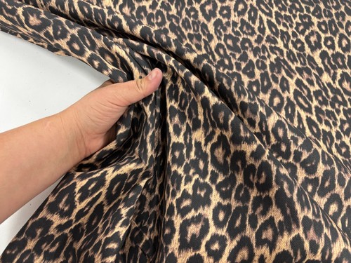 Leopard print denim - print,