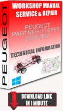 Service Workshop Manual & Repair PEUGEOT PARTNER II TEPEE 2008-2012 |