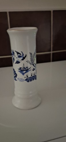 Willow pattern bud vase - ,