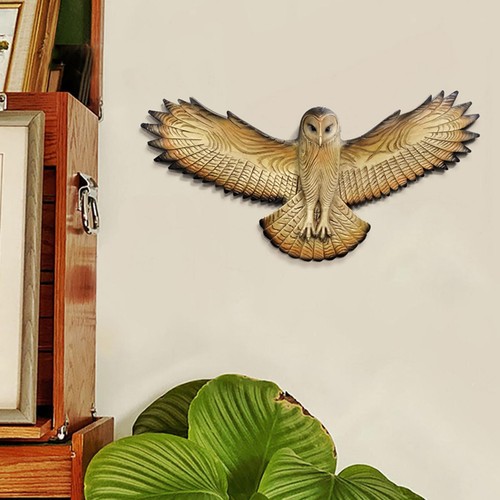 Owl wall decor statue - decor,