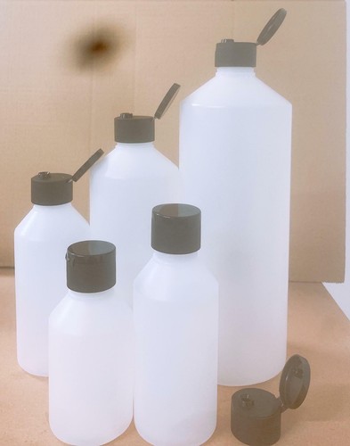 Plastic bottles natural hdpe - bottles,