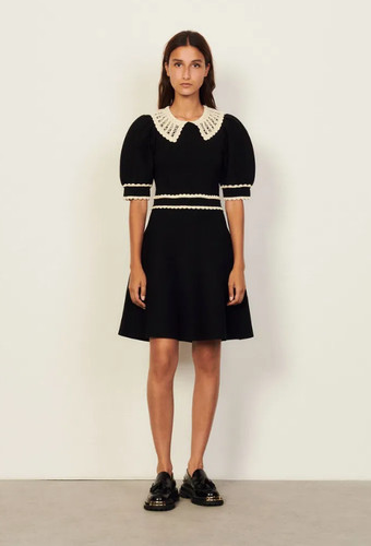 Sandro knit dress with - sandro,