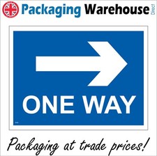 ONE WAY RIGHT - Road Traffic Vehicle Parking Signs A- VE028 sticker / rigid