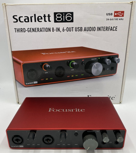 Focusrite scarlett 8i6 - scarlett, gen