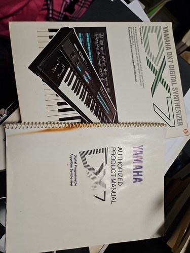 Yamaha books dx7 synthesizer - yamaha,