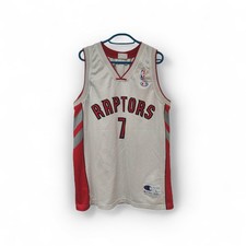 Champion Toronto Raptors NBA Jersey, #7 Bargnani, White, Size L