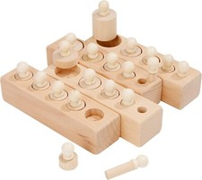 Mini Wooden Cylinder Blocks