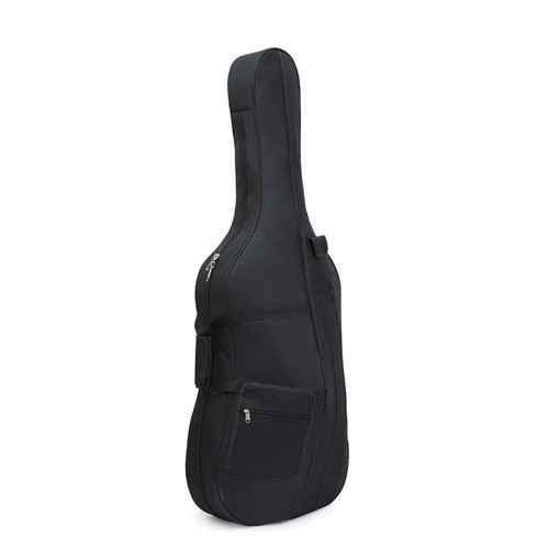 Padded cello case with front