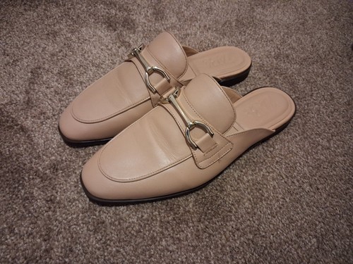 Zara women leather slip on - zara,