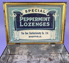 The Don Confectionery Co. Ltd. Sheffield Vintage 8" Peppermint Lozenges Tin