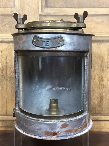 Vintage ships stern lamp - ships,