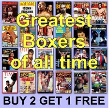 Boxing Posters Boxing Poster Greatest Boxers HD Borderless Printing Tyson Ali
