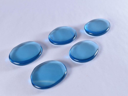 Polished dark blue obsidian - polished,