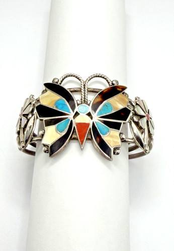 Vtg sterling multi stone - multi,