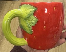 Ceramic Strawberry Shaped Cup