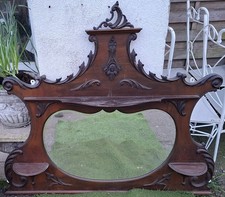Ornate victorian mahogany