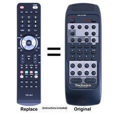RAK-SU129WH Remote Control For Technics RS-TR575 SUV500 SUC800-U ST-GT350