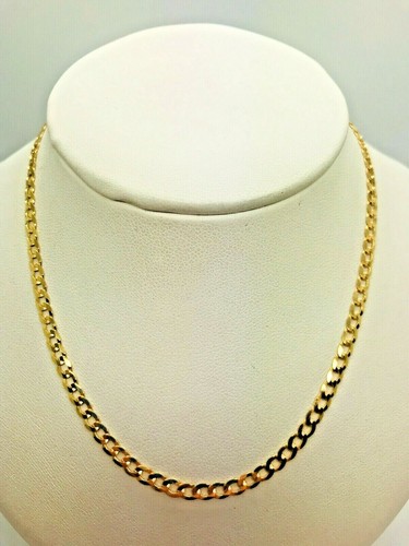 9ct yellow solid gold curb - 9ct,