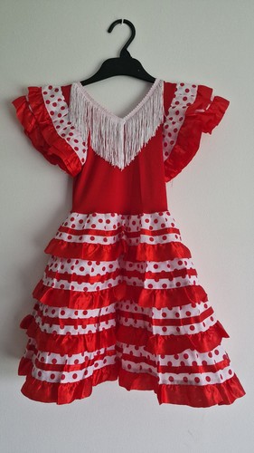 Girls spanish flamenco dance - spanish,