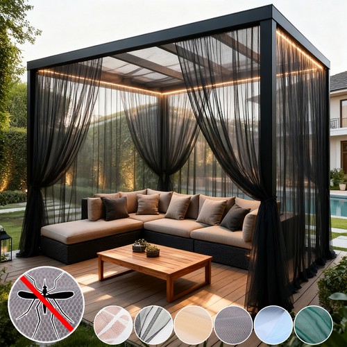 Outdoor sheer curtain mosquito - outdoor,