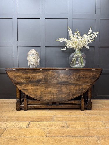 Large solid oak vintage drop - large,