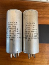 X2 Western Electric / Westrex Vintage Drilitic Capacitors For 2040A Amp - Rare