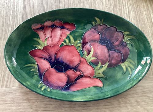 Vintage green moorcroft - green,