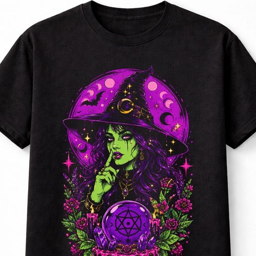 Gothic witch crystal ball - gothic,