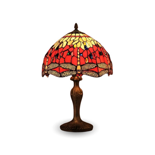 Tiffany style table lamp - table,