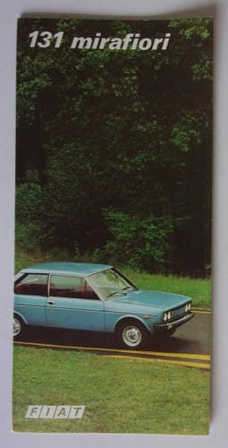 Fiat 131 mirafiori range orig - range,