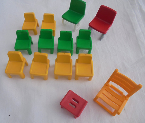 Playmobil chairs bundle lot - playmobil,