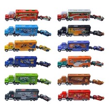 Disney Pixar Cars Chick Hicks Lightning McQueen Mack Hauler Truck & Car Toys New