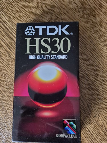 Tdk hs30 vhs blank - tdk,