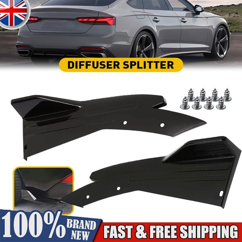 Car bumper spoiler rear lip - rear,